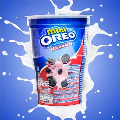 Печенье Oreo Mini Strawberry, 61,3 г