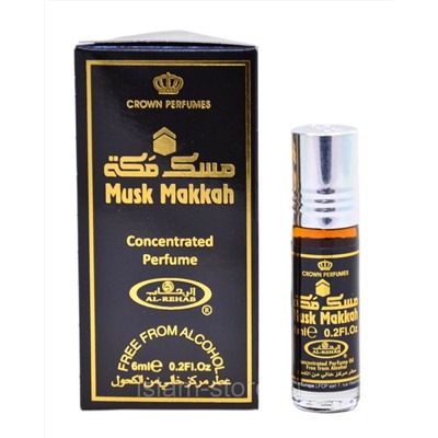 Масляные духи Al Rehab - Musk Makkah / Мекканский Мускус, 6 мл