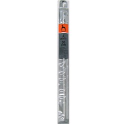 Крючок вязальный двусторонний"PONY" тунисский 30 см/3 мм алюминий