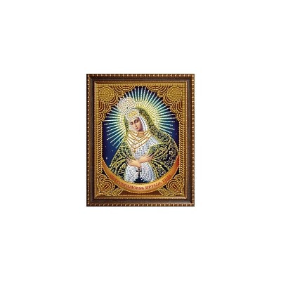 Картина стразами (набор) "Икона Остробрамская Богородица" АЖ-5023