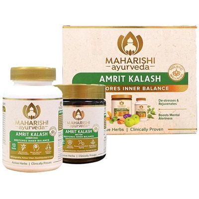 Амрит Калаш, паста МАК-4 + таблетки МАК-5 (Amrit Kalash), Maharishi Ayurveda, 600г + 60 таб