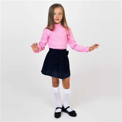 Школьная юбка для девочки, рост 122-128 см, цвет синий