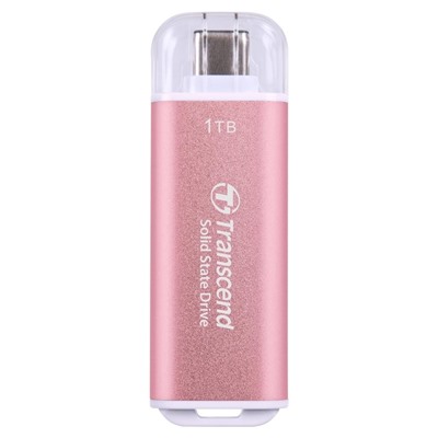 Накопитель SSD Transcend USB-C 1TB TS1TESD300P ESD300 розовый