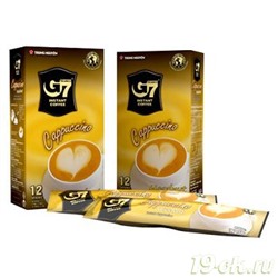 Кофе капучино растворимый ВЬЕТНАМ G7 "Cappuccino Hazelnut" лесной орех