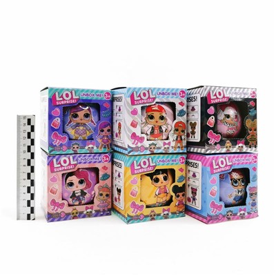 Кукла LOL Surprise Unbox Me! в шаре 10см 6цветов (№XS999)