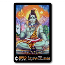 RF056 Защитная RFID-карта Шива, металл
