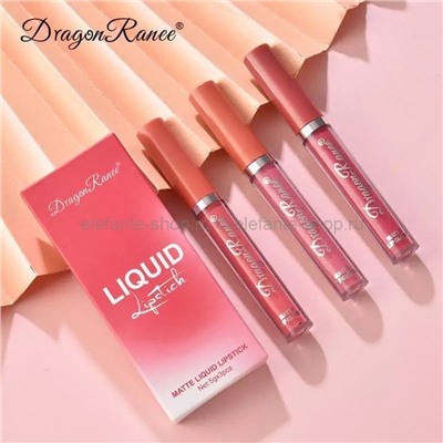 Набор блесков для губ Dragon Rance Matte Liquid Lipstick #C (106)