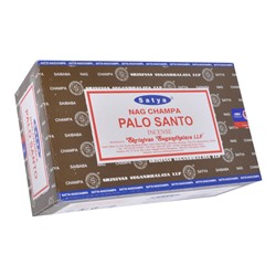 Satya-15-BL Блок благовоний Palo Santo (Пало Санто) 12 упаковок по 15 грамм
