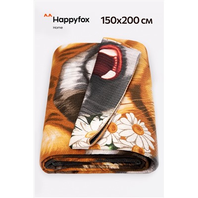 Простыня вафельная 150Х200 Happy Fox Home