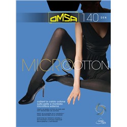 Micro&Cotton 140 XL (Колготки женские классические, Omsa )