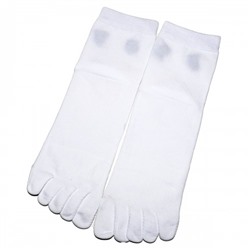 Носки мужские с пальцами (белый)