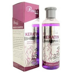 Шампунь укрепляющий с Кератином, Fleur's Keratin, Hemani, 350 мл