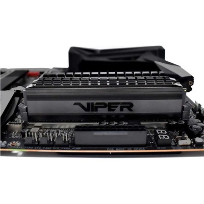 Память DDR4 2x16GB 3200MHz Patriot PVB432G320C6K Viper 4 Blackout RTL Gaming PC4-25600 CL16   106501