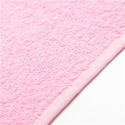 Полотенце махровое Экономь и Я 30*60 см, цв. розовый, 100% хлопок, 320 гр/м2