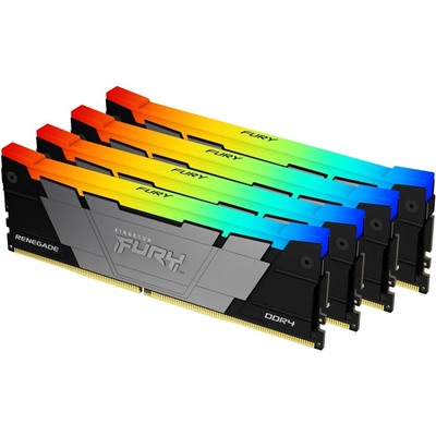 Память DDR4 4x8GB 3200MHz Kingston KF432C16RB2AK4/32 Fury Renegade RGB RTL Gaming PC4-25600   106501