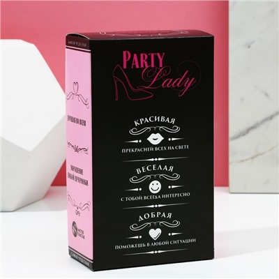 Подарочный набор косметики «Party Lady»: гель для душа 250 мл, бомбочки для ванны 4 х 40 г, ЧИСТОЕ СЧАСТЬЕ