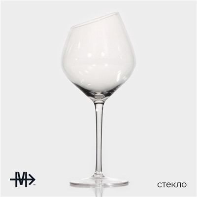 Набор бокалов из стекла для вина Magistro «Иллюзия», 550 мл, 10×24 см, 6 шт