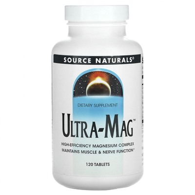 Source Naturals, Ultra-Mag, 120 таблеток