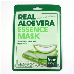 Тканевая маска для лица FarmStay Real Aloe Vera с экстрактом алоэ