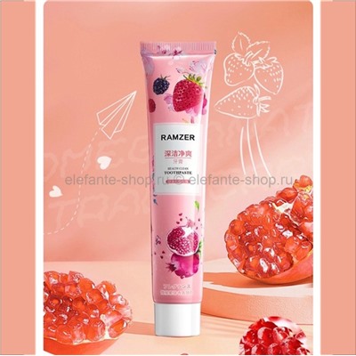 Освежающая зубная паста с гранатом Ramzer Pomegranate Toothpaste 100g (19)