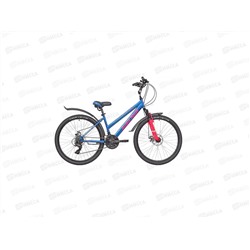 Велосипед 26 21ск RUSH HOUR LADY 515 DISC ST голубой рама 15М,280554