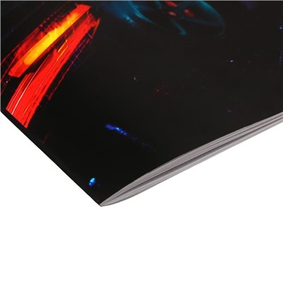 Альбом для рисования А4, 16 листов на скрепке "Скорость", обложка мелованная бумага 120 г/м², внутренний блок офсет 100 г/м²