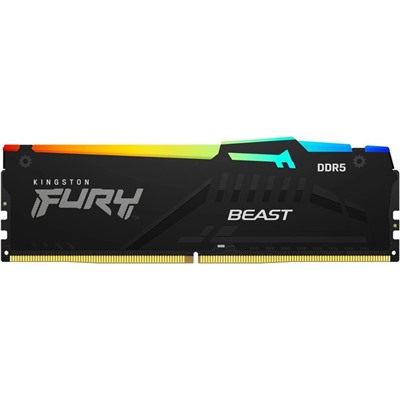 Память DDR5 32GB 6000MHz Kingston KF560C36BBEA-32 Fury Beast Black Expo RGB RTL Gaming PC5-   106502