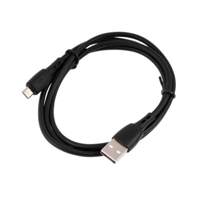 Кабель Carmega CAR-C-MIC1M-BK, microUSB - USB, 2.4 А, 1 м, черный