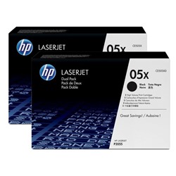 Тонер Картридж HP CE505XD черный x2уп. для HP LJ P2055 (6500стр.)