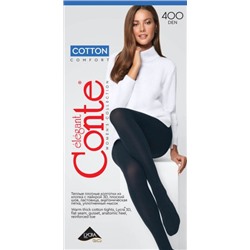 Колготки теплые, Conte, Cotton 400 XL-XXL оптом