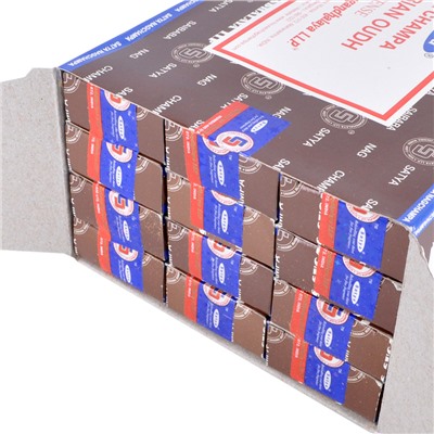 Satya-15-BL Блок благовоний Arabian Oudh (Арабский Уд) 12 упаковок по 15 грамм