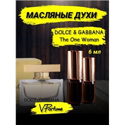 Духи пробники масляные дольче габбана The One (6 мл)