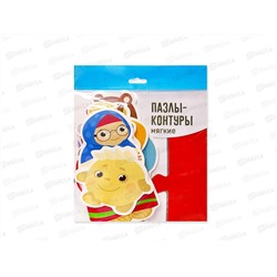 Пазлы-контуры мягкие Колобок 7шт, 05486 Baby Toys