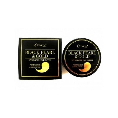 ESTHETIC HOUSE Гидрогелевые патчи для глаз ЧЕРНЫЙ ЖЕМЧУГ/ЗОЛОТО  BLACK PEARL&GOLD HYDROGEL EYEPATCH