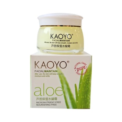 KAOYO №QY303 Facial Maintain Крем для лица "Алоэ", 60г, СТЕКЛО