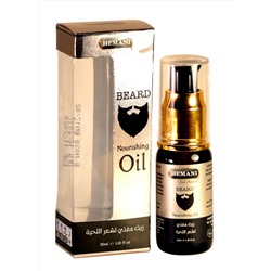 Увлажняющее, питательное масло для бороды с ароматом Амбры / Beard Nourishing Oil, Hemani, 30 мл