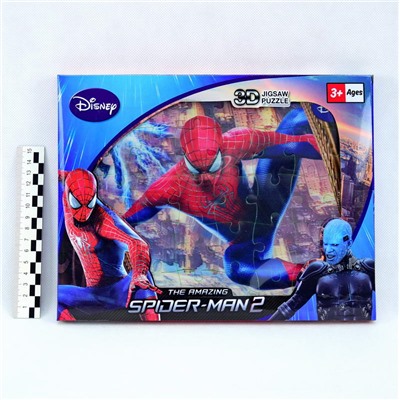 Пазлы мягкие 3D Spider-Man 40 деталей (4шт в коробке)(28*21см)(№SP9728)(str)