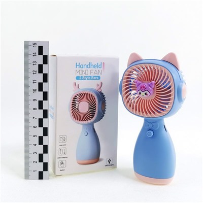 Вентилятор Портативный Mini Fan Куроми 4цвета (3режим, USB)(№S070-071) 242