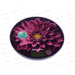 Весы кухонные Матрена МА-197 Пурпурный цветок