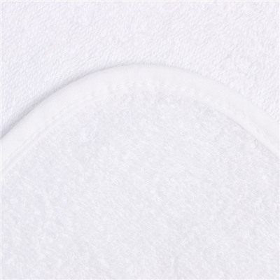Набор Крошка Я (полотенце-уголок, рукавица, нагрудник), белый, 100% хл, 360 гр/м2