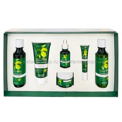 Набор для ухода за кожей лица Zozu Olive Oil Antioxidant Anti-Wrinkle Gift Box 6in1 (125)