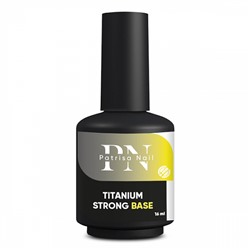 16 мл, Patrisa Nail, Titanium Strong Base база для гель-лака, средняя вязкость