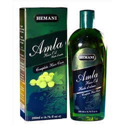 Масло Амлы для силы, блеска и шелковистости волос - Amla comlete hair care Hemani, 200 мл