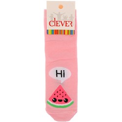 Носки Clever С1188-розовый-арбуз