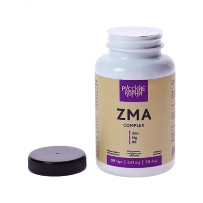 Комплекс ZMA Zinc+Mg+B6. Крепкие нервы, кости, зубы 90 капсул