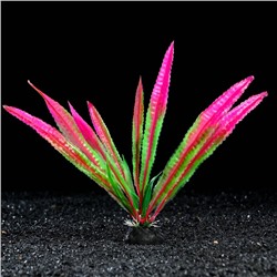 Растение искусственное аквариумное, 4 х 20 см, розовое