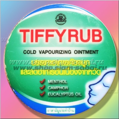 Мазь от простуды Tiffy rub 6 грамм