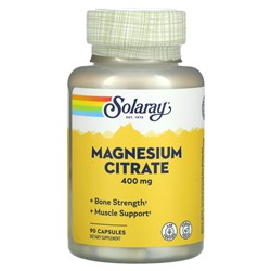 Solaray, Цитрат магния, 133 мг, 90 растительных капсул