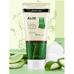 FARMSTAY - ПЕНКА ДЛЯ УМЫВАНИЯ С АЛОЭ ALOE PURE CLEANSING FOAM, 180 ML