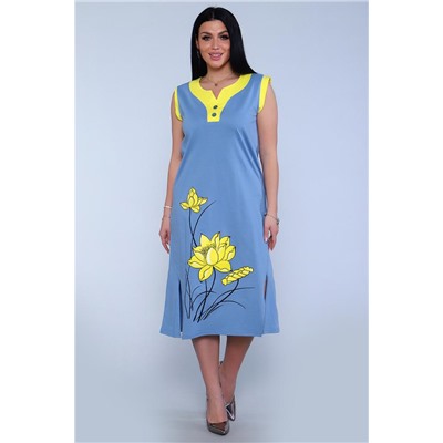 Платье 71063 (Голубой)